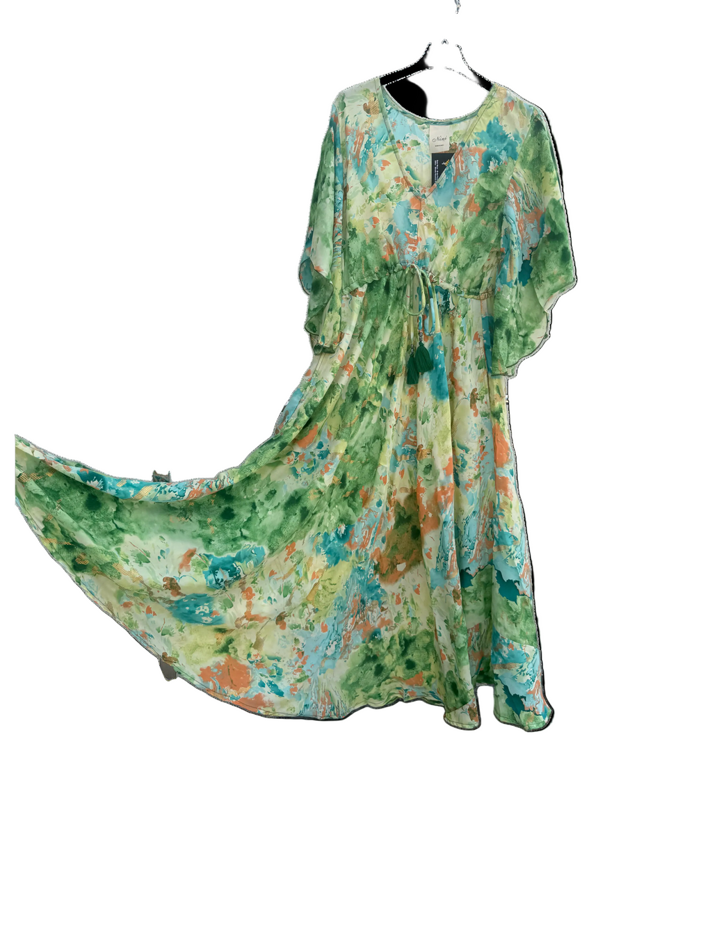 Dress floral green