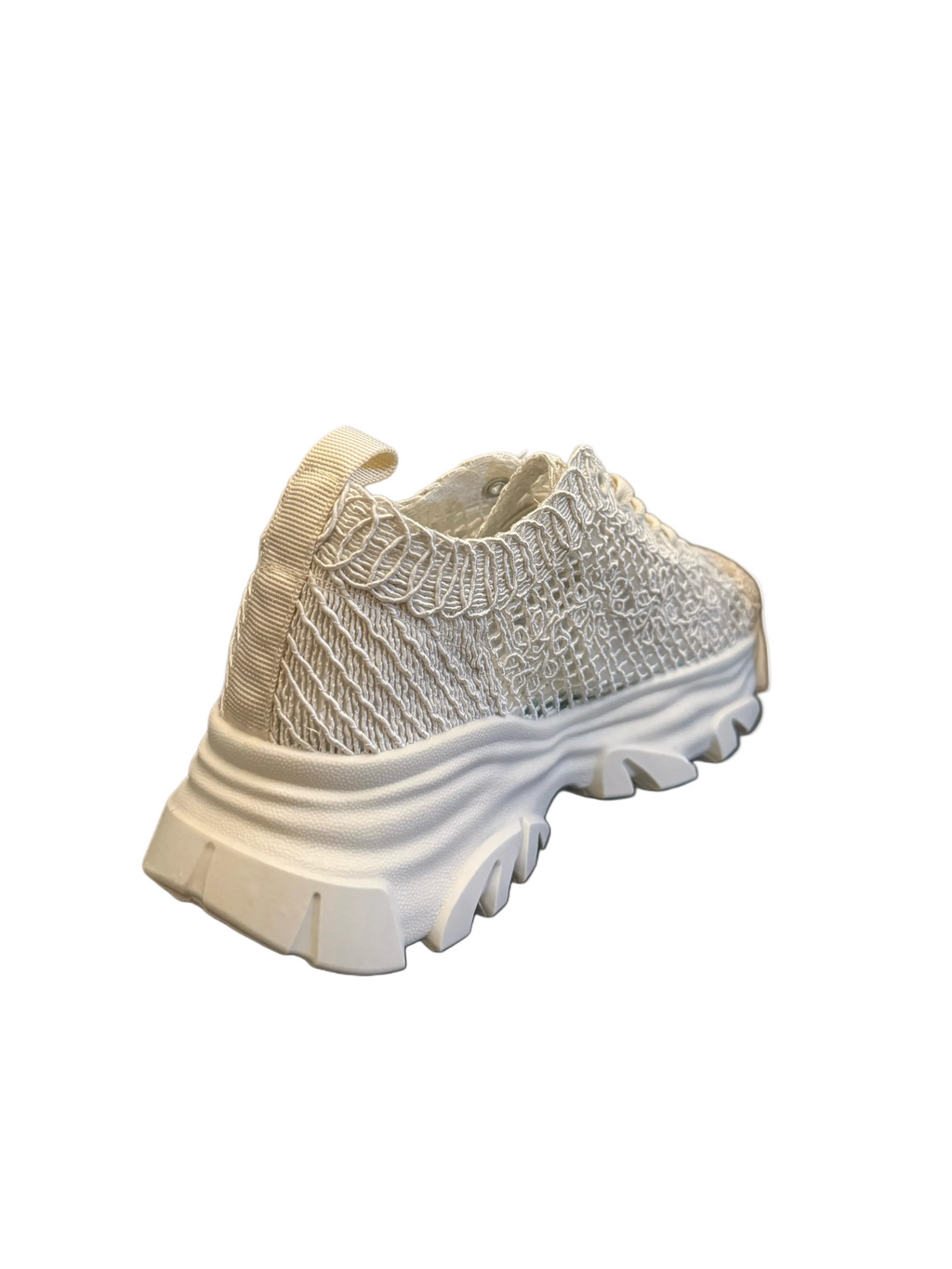 Beige Lace  Sneakers