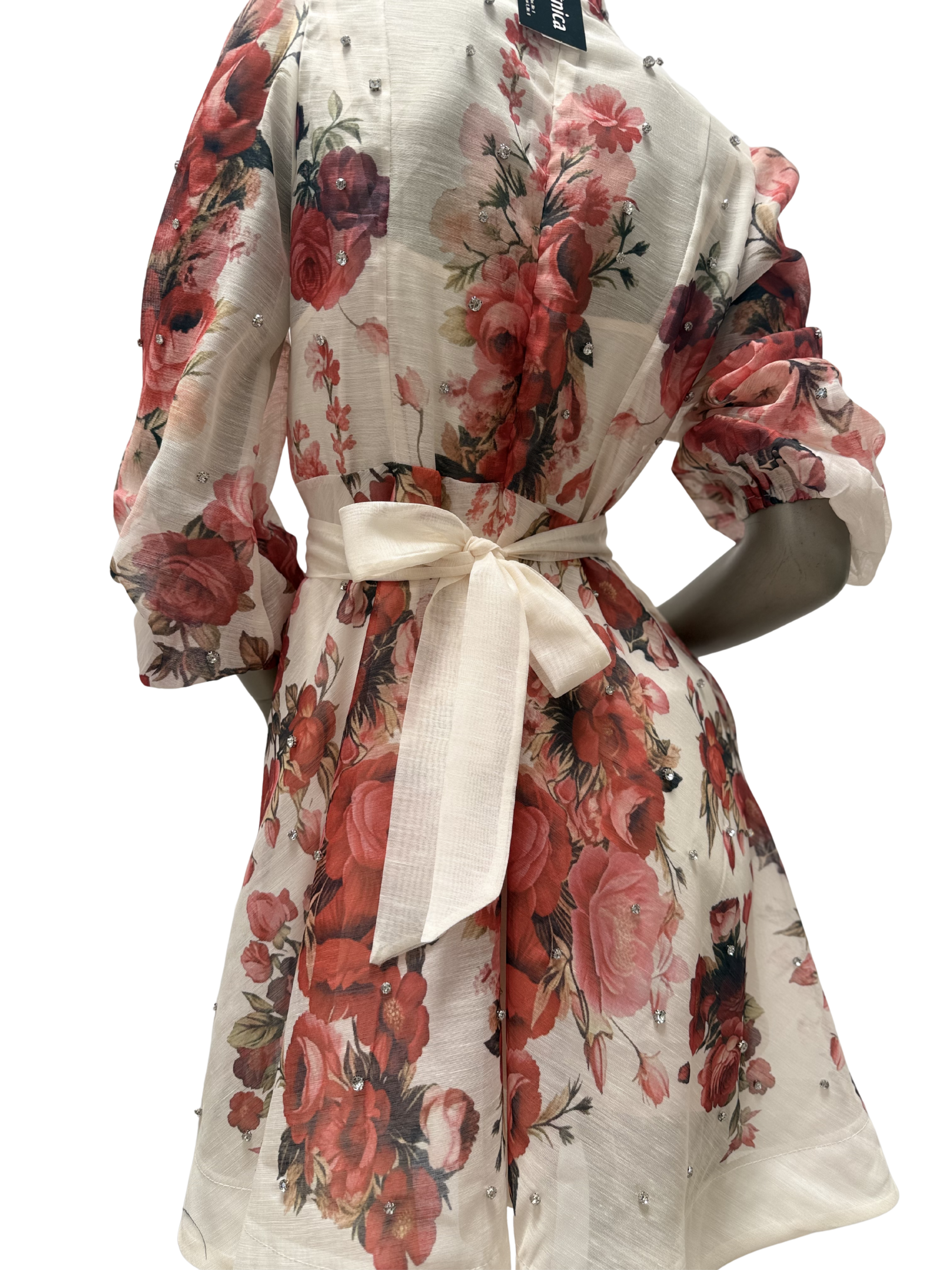 Rochie Crimson Bloom