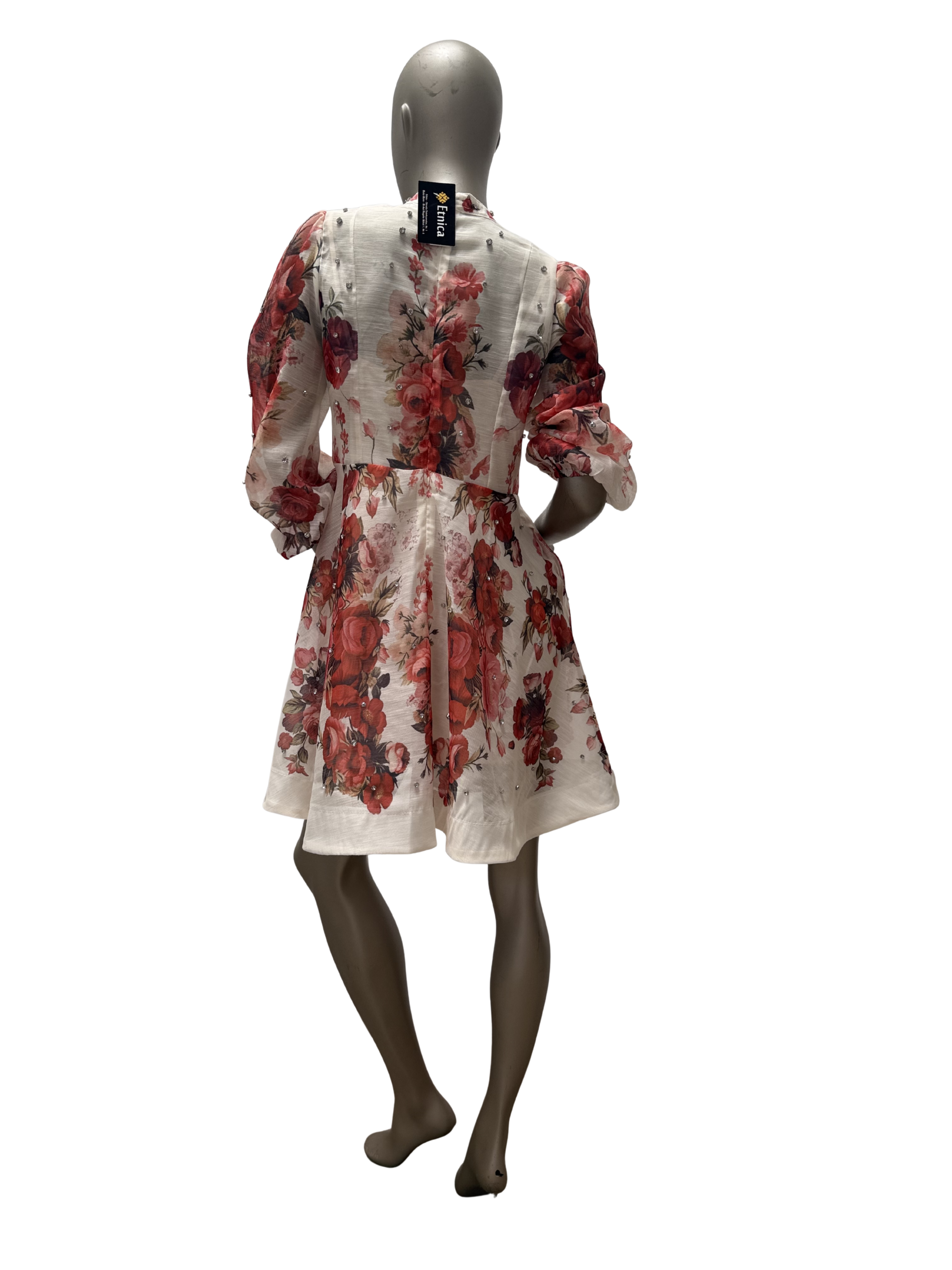 Rochie Crimson Bloom