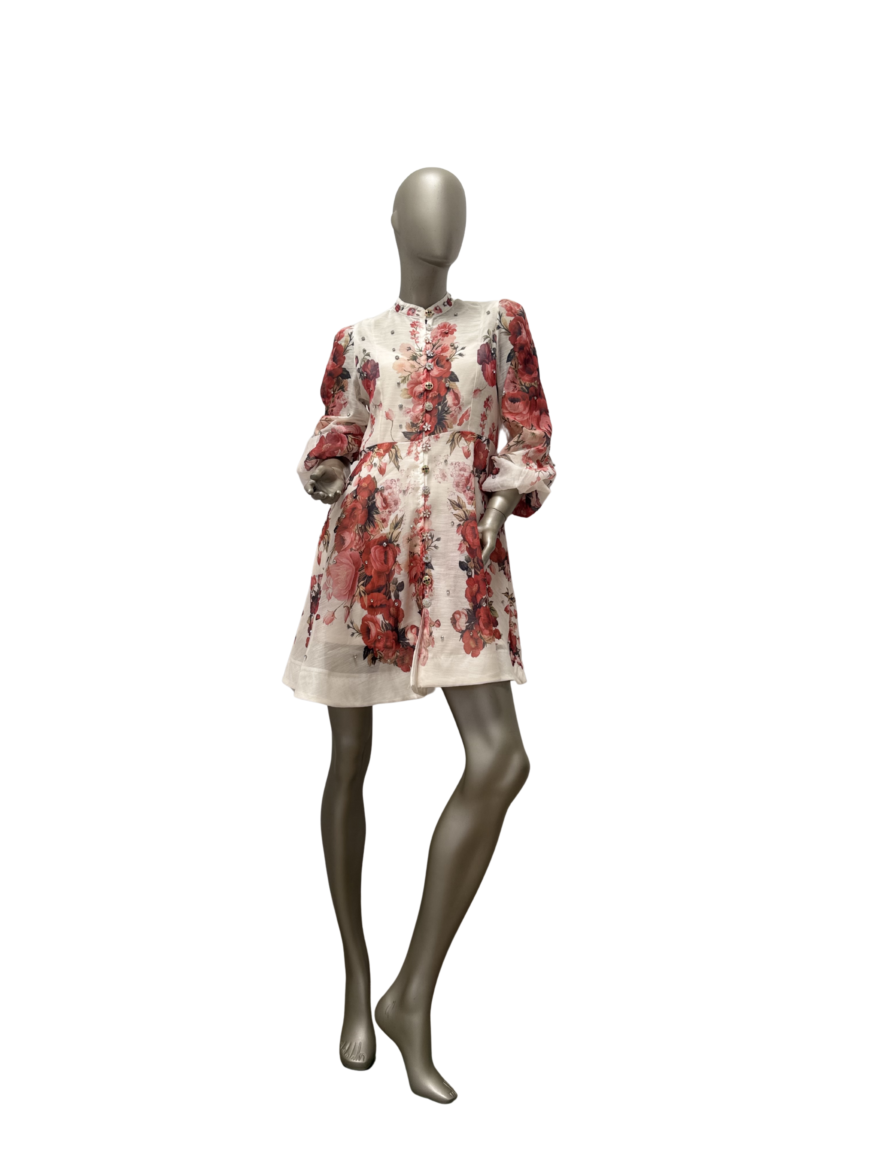 Rochie Crimson Bloom