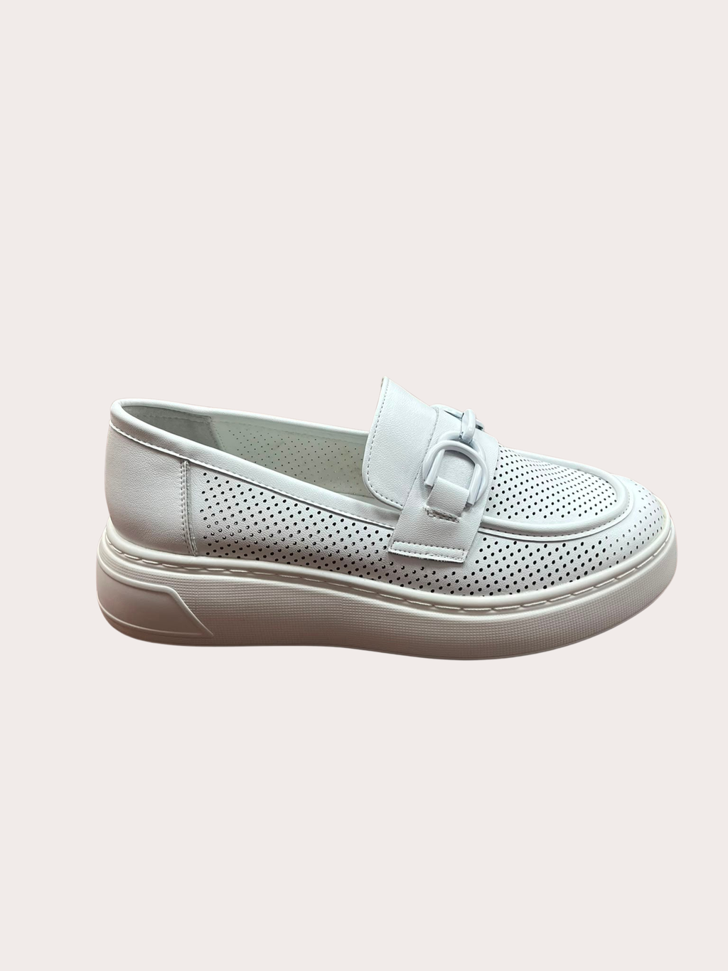 Loafers white