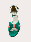 Sandale Verde Velvet