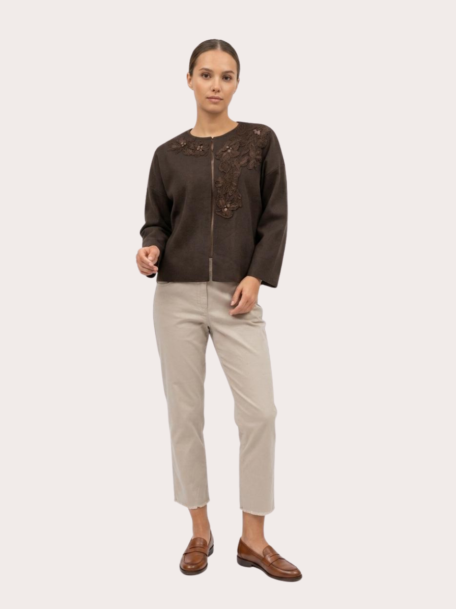 Cardigan cu modele etnice