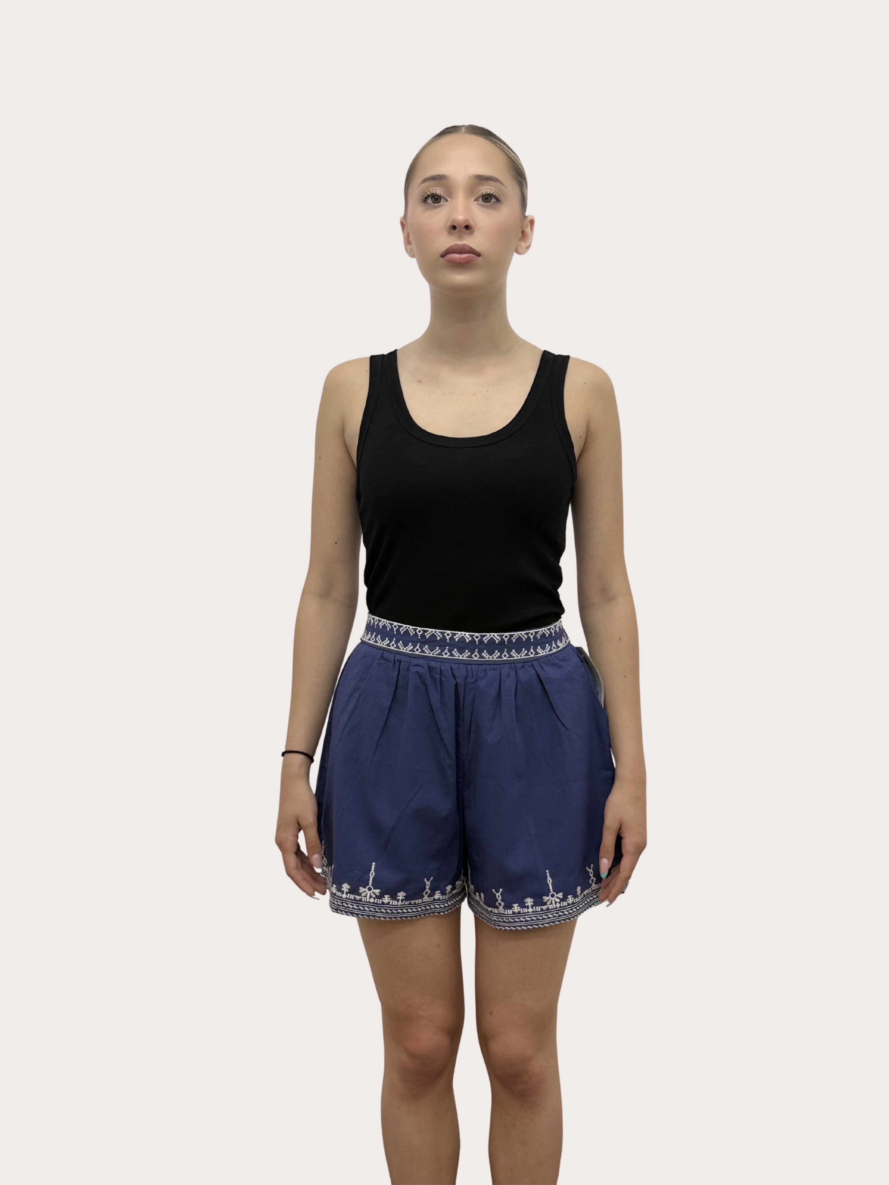 Pantalon Scurt cu model