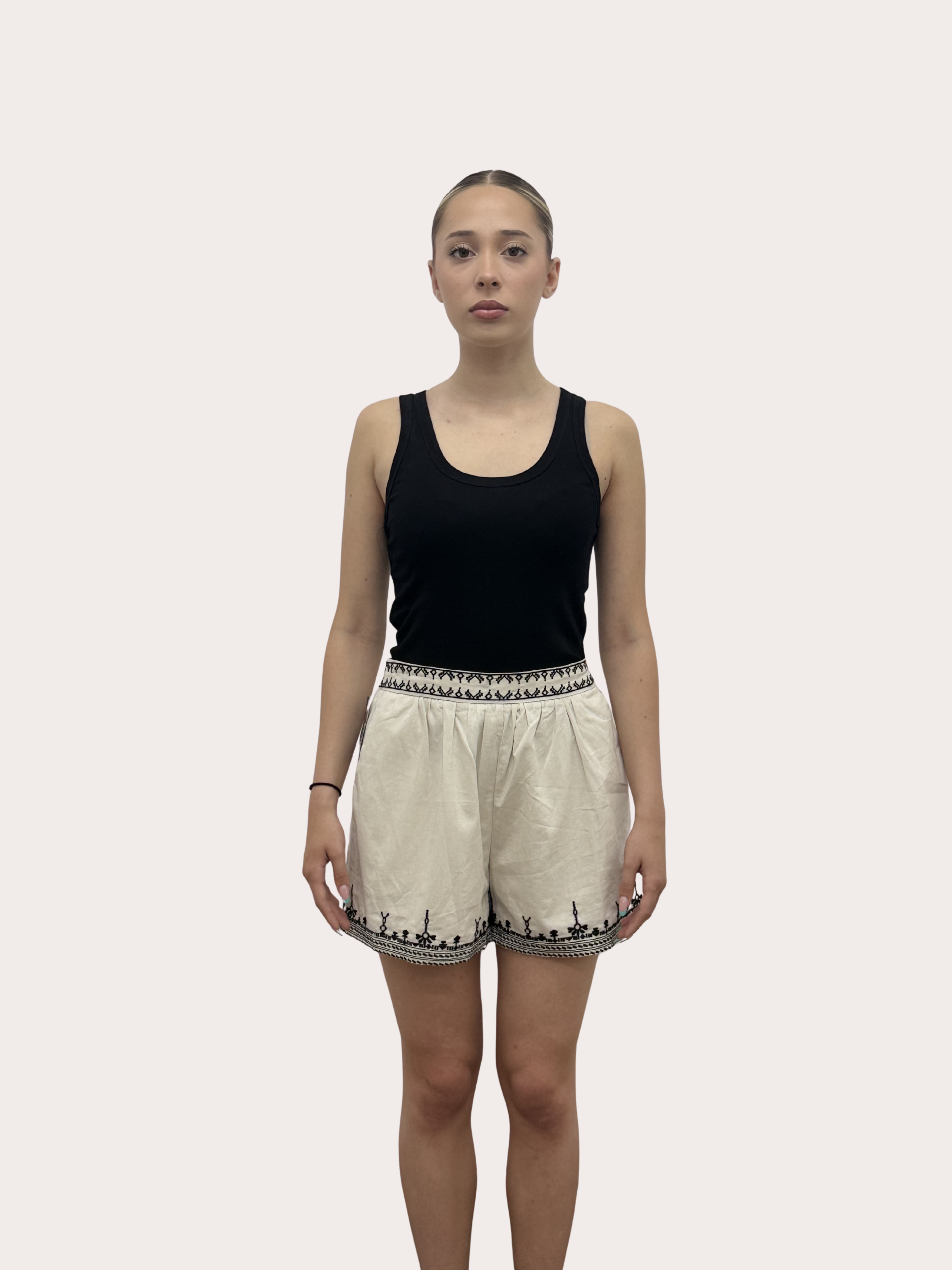 Pantalon Scurt cu model