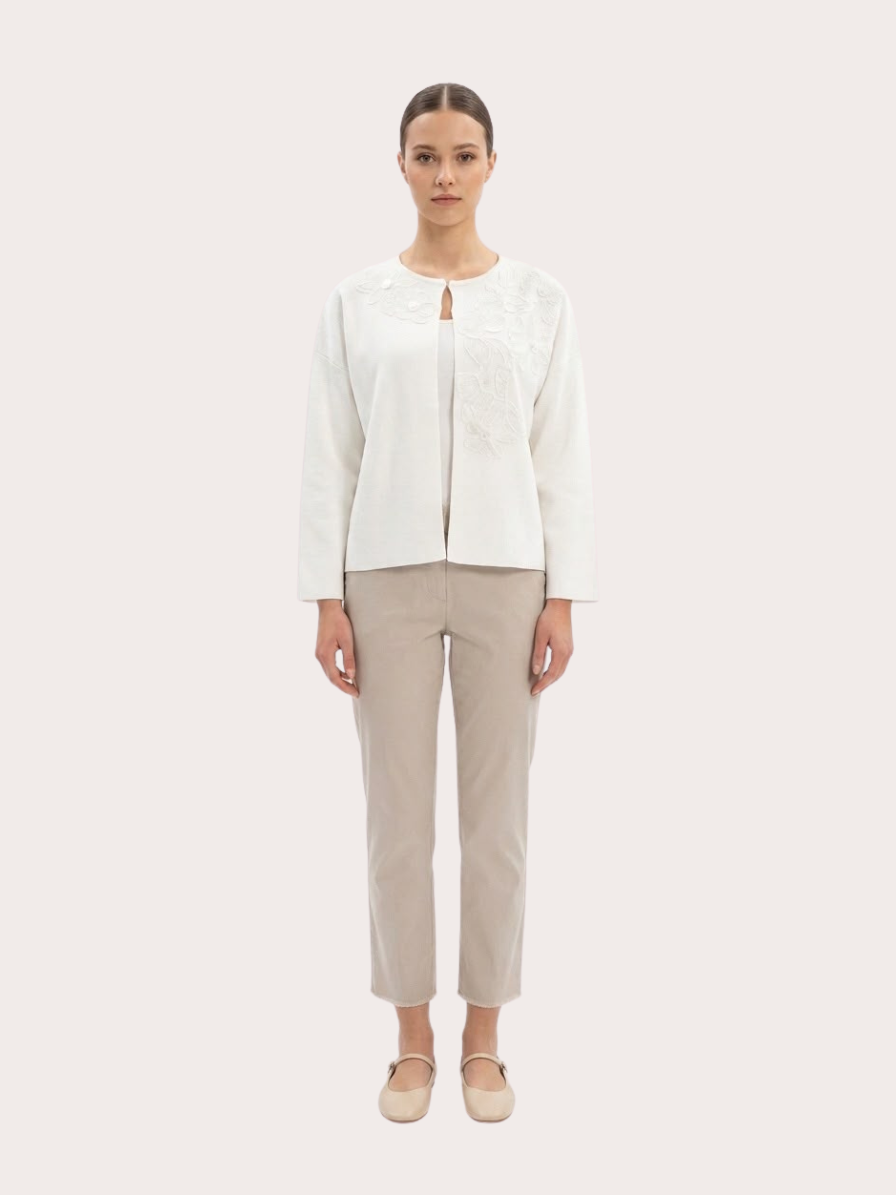 Cardigan cu broderie