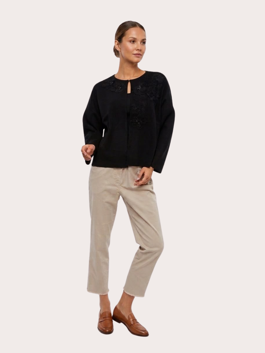 Cardigan cu broderie