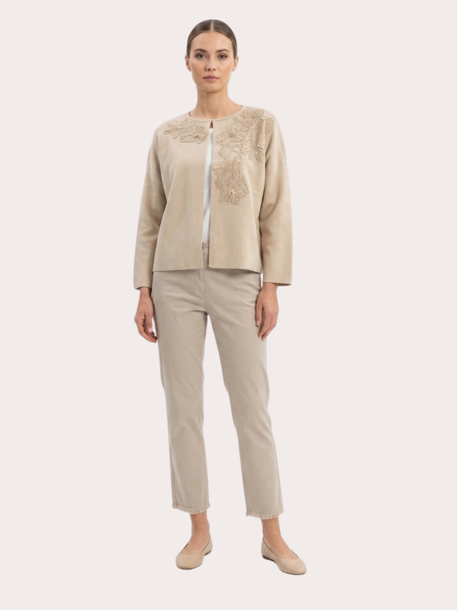 Cardigan cu broderie